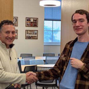 C.C. Hsiung Award - Joshua Hall (presented by Prof. Mark Skandera)