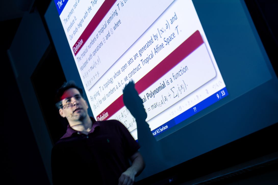 Blake Bortnick, PhD student in Lehigh's mathematics department