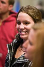 Lehigh University Math - Woman enjoying the lecture