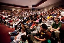 Lehigh University Math - Large audience at the 2010 Pitcher Lecture