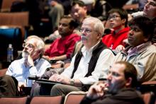 Lehigh University Math - Audience members intrigued in the 2013 Pitcher Lecture
