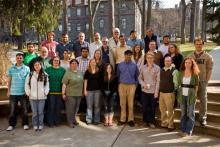 Lehigh University Math - Group photo outside of Christmas-Saucon for 2011 Pitcher Lecture