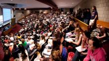 Lehigh University Math - A full house at the 2010 Pitcher Lecture